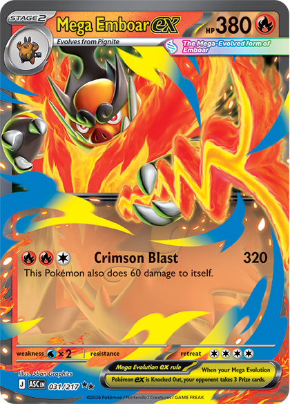 Ascended Heroes Mega Emboar ex Box 2
